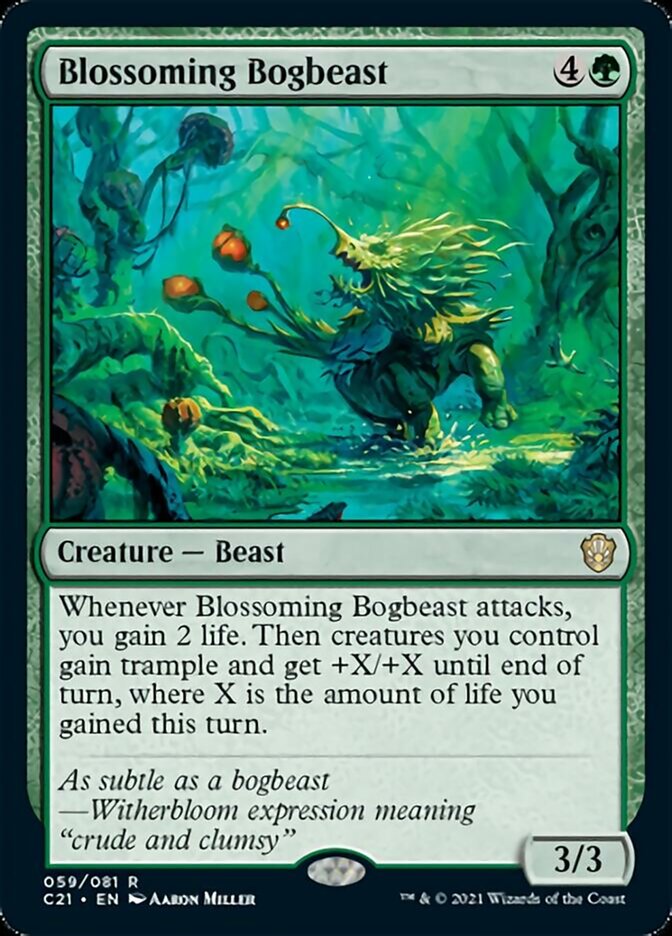Blossoming Bogbeast [Commander 2021] | Total Play