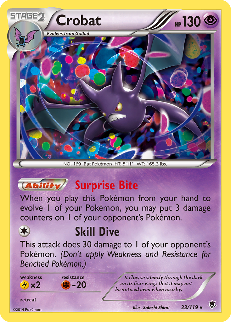 Crobat (33/119) [XY: Phantom Forces] | Total Play