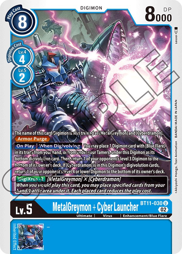 MetalGreymon + Cyber Launcher [BT11-030] [Dimensional Phase] | Total Play