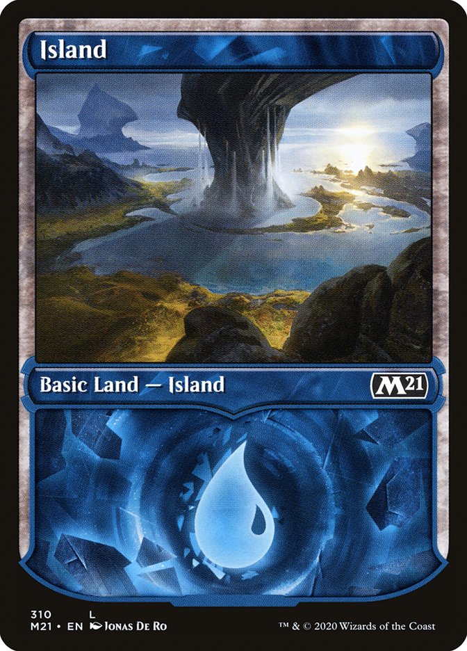 Island (310) (Showcase) [Core Set 2021] | Total Play