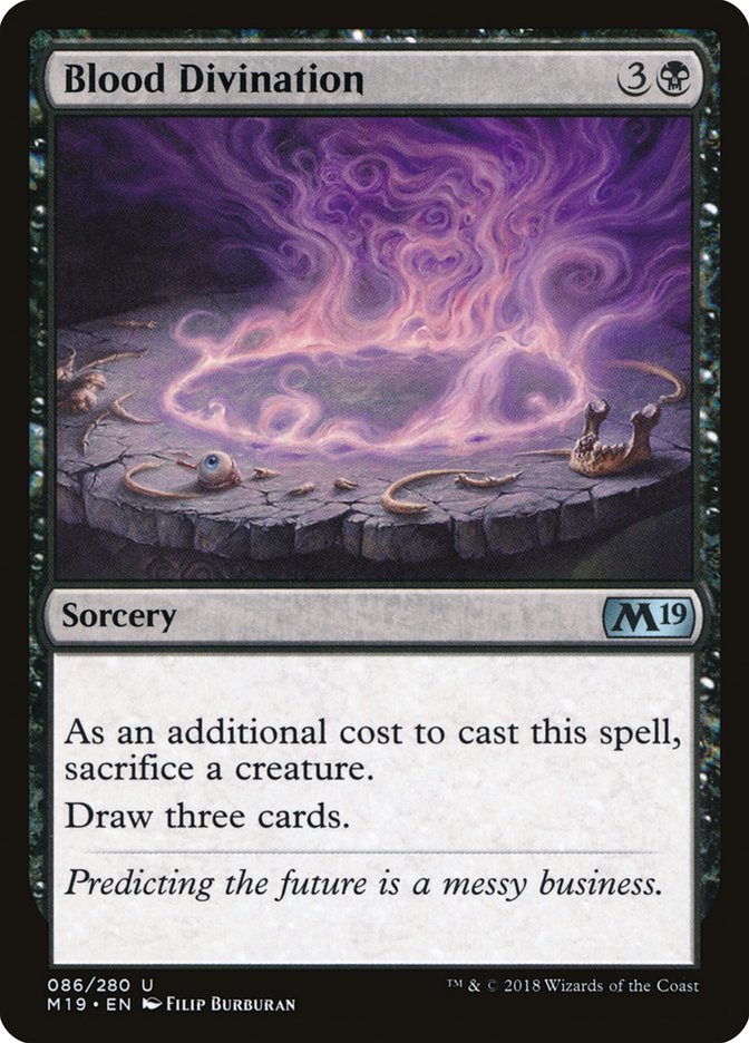 Blood Divination [Core Set 2019] | Total Play