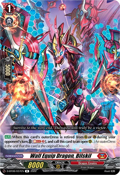 Wall Equip Dragon, Bilskil (D-BT06/037EN) [Blazing Dragon Reborn] | Total Play