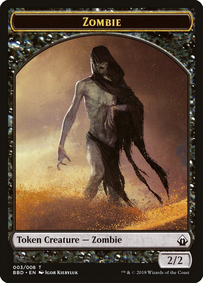 Zombie Token [Battlebond Tokens] | Total Play