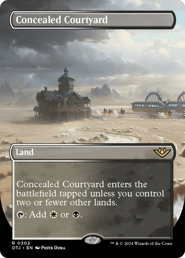 Concealed Courtyard (Borderless) [Outlaws of Thunder Junction] | Total Play