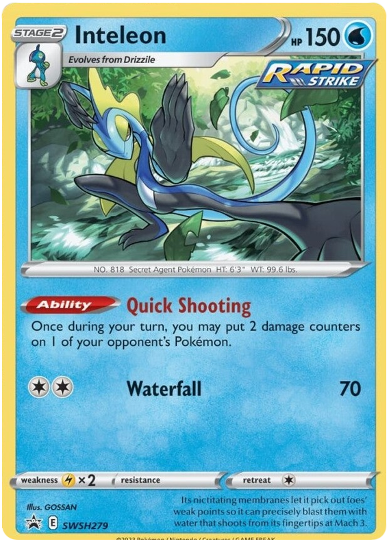 Inteleon (SWSH279) [Sword & Shield: Black Star Promos] | Total Play