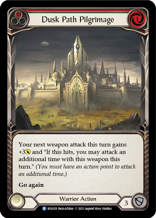 Dusk Path Pilgrimage (Red) [BOL029] (Monarch Boltyn Blitz Deck) | Total Play