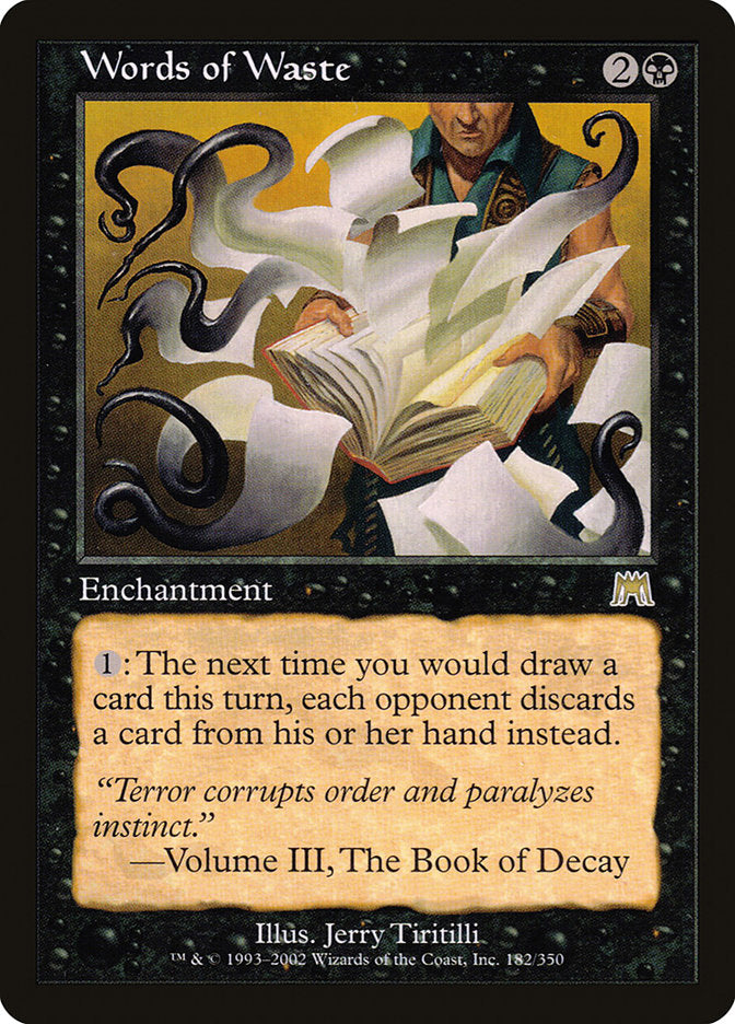 Words of Waste [Onslaught] | Total Play
