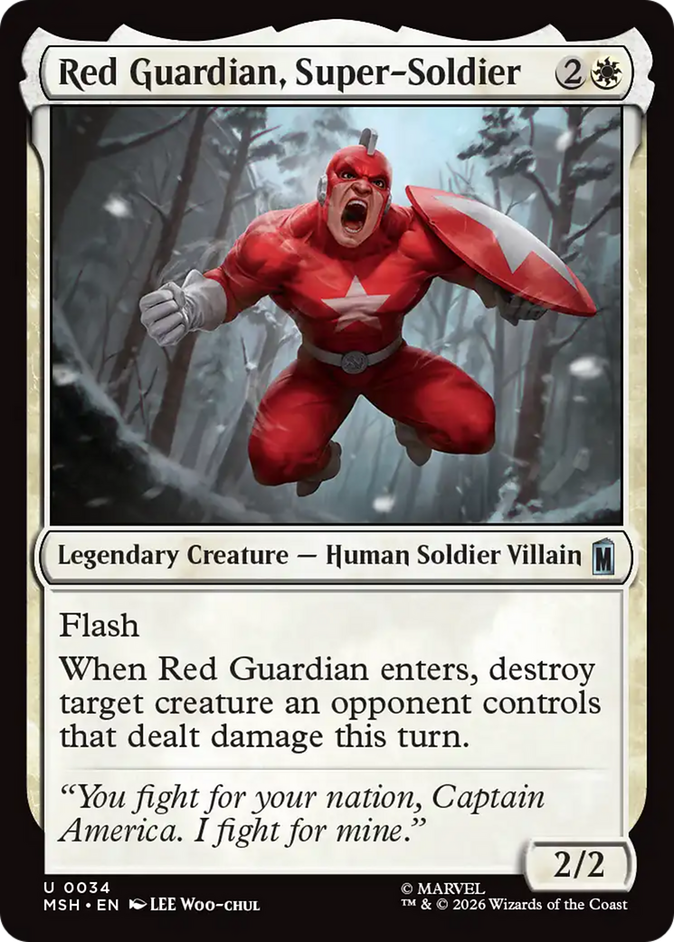 Red Guardian, Super-Soldier [Marvel Super Heroes] | Total Play
