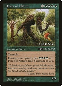 Force of Nature (Oversized) [Oversize Cards] | Total Play