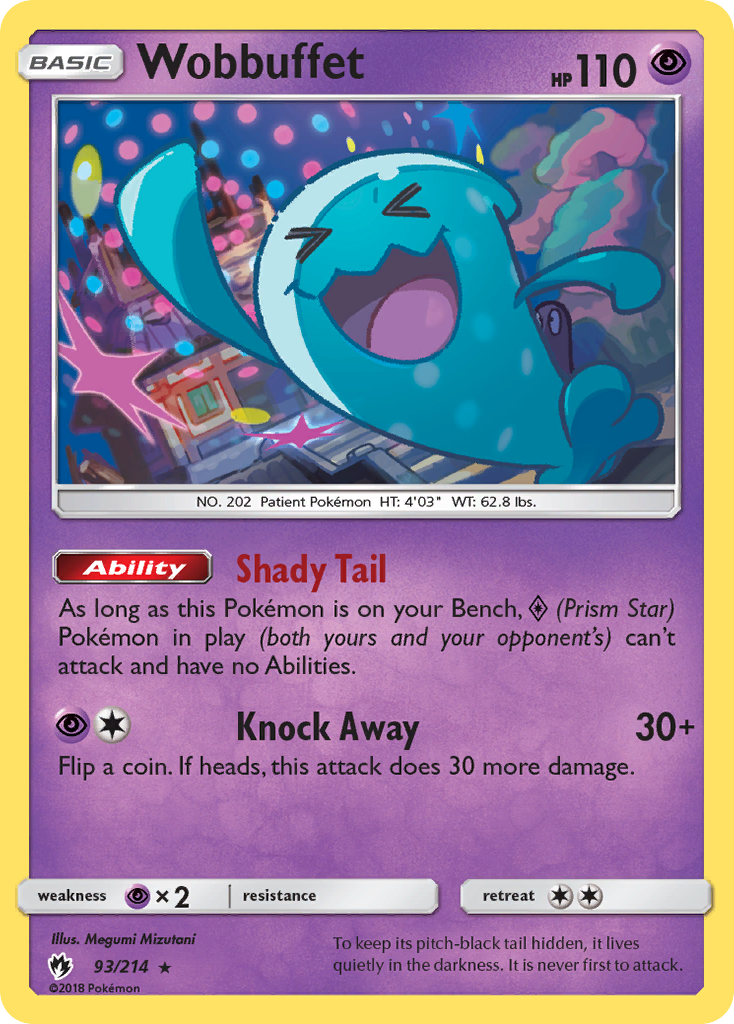 Wobbuffet (93/214) [Sun & Moon: Lost Thunder] | Total Play