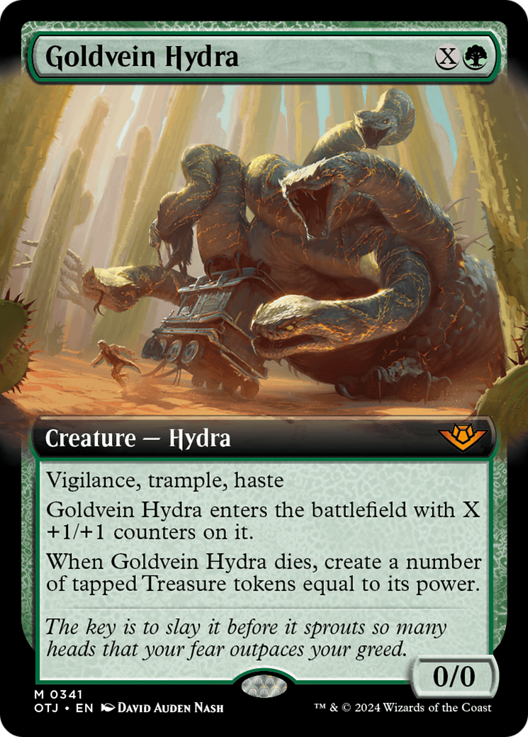Goldvein Hydra (Extended Art) [Outlaws of Thunder Junction] | Total Play