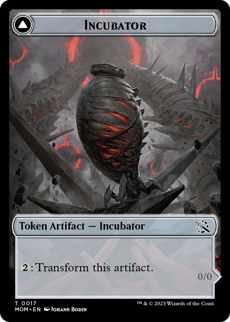 Incubator // Phyrexian (17) Double-Sided Token [March of the Machine Tokens] | Total Play