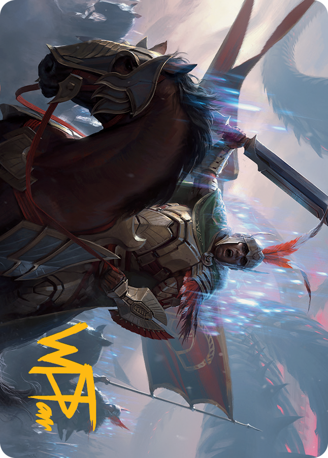 Marshal of Zhalfir Art Card (Gold-Stamped Signature) [March of the Machine Art Series] | Total Play