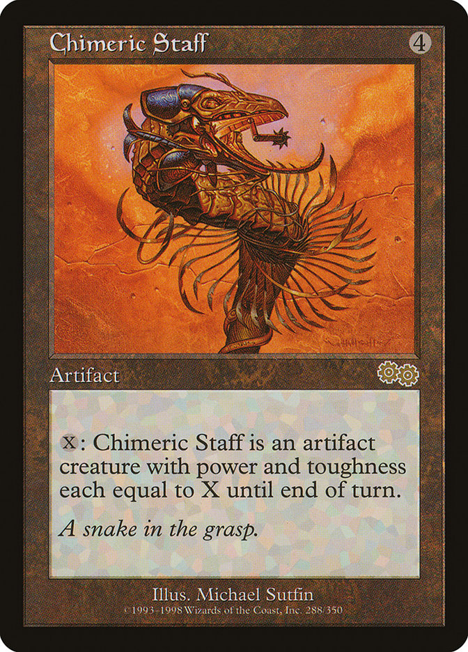 Chimeric Staff [Urza's Saga] | Total Play