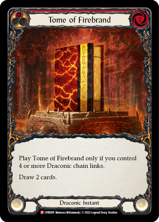 Tome of Firebrand [UPR089] (Uprising)  Rainbow Foil | Total Play