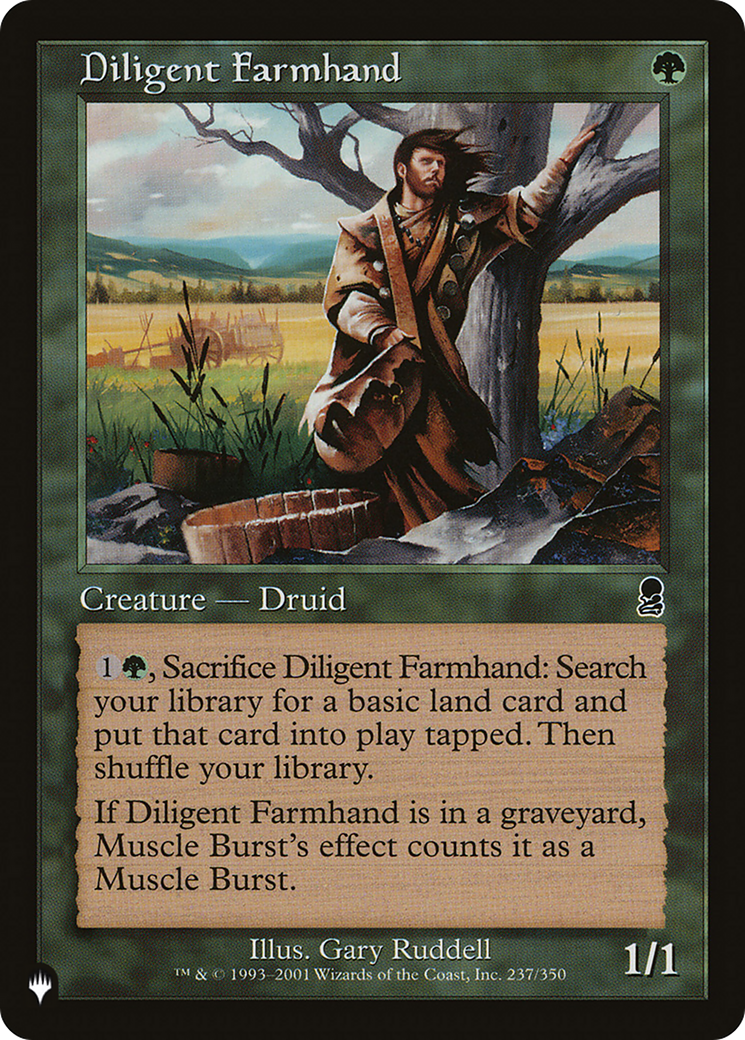 Diligent Farmhand [The List Reprints] | Total Play