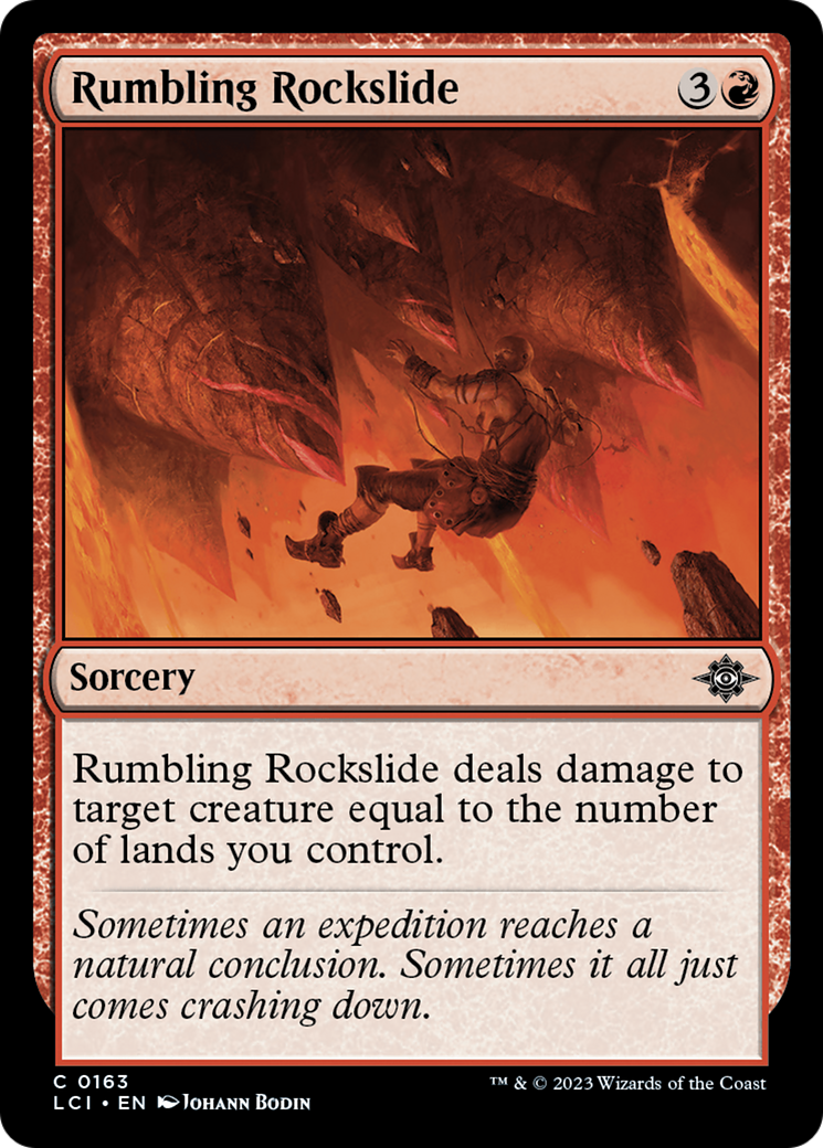 Rumbling Rockslide [The Lost Caverns of Ixalan] | Total Play