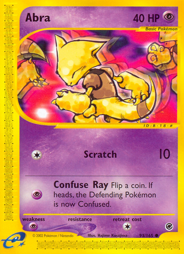 Abra (93/165) [Expedition: Base Set] | Total Play