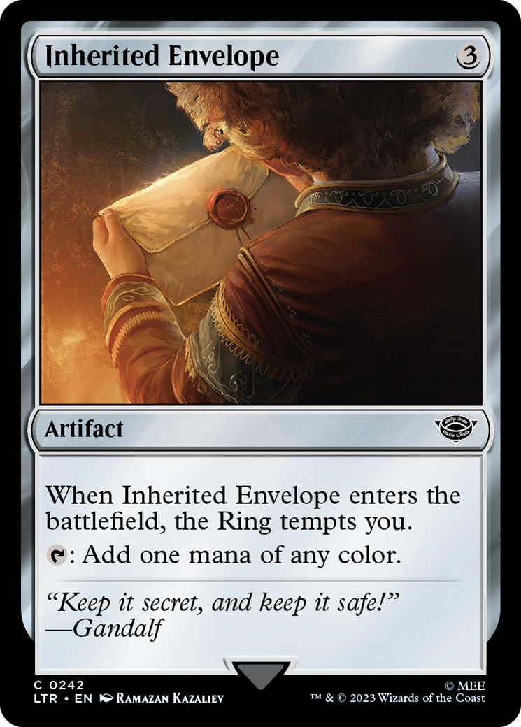 Inherited Envelope [The Lord of the Rings: Tales of Middle-Earth] | Total Play
