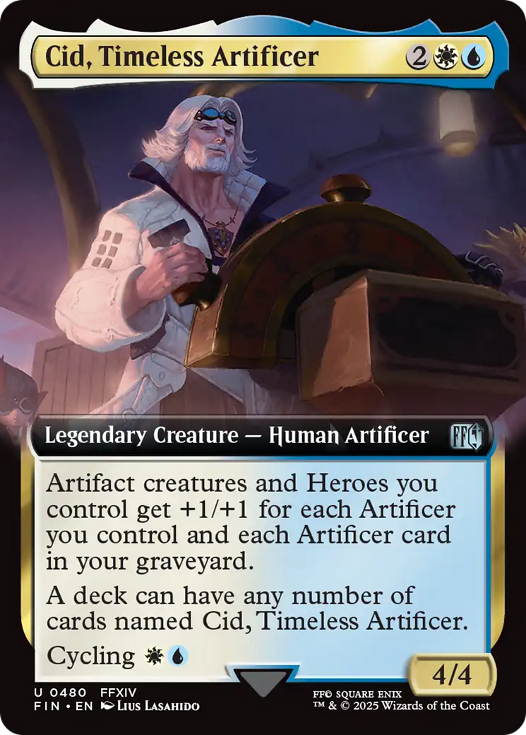 Cid, Timeless Artificer (Extended Art) [FINAL FANTASY] | Total Play
