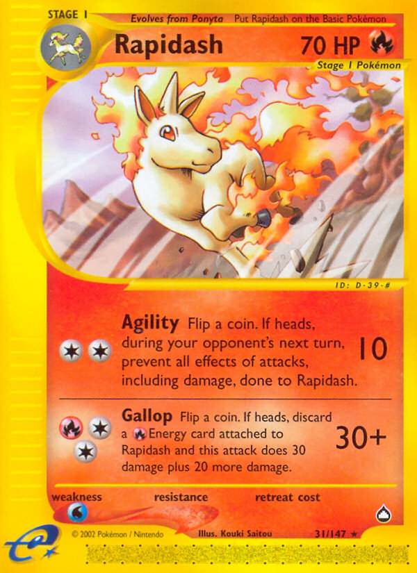 Rapidash (31/147) [Aquapolis] | Total Play
