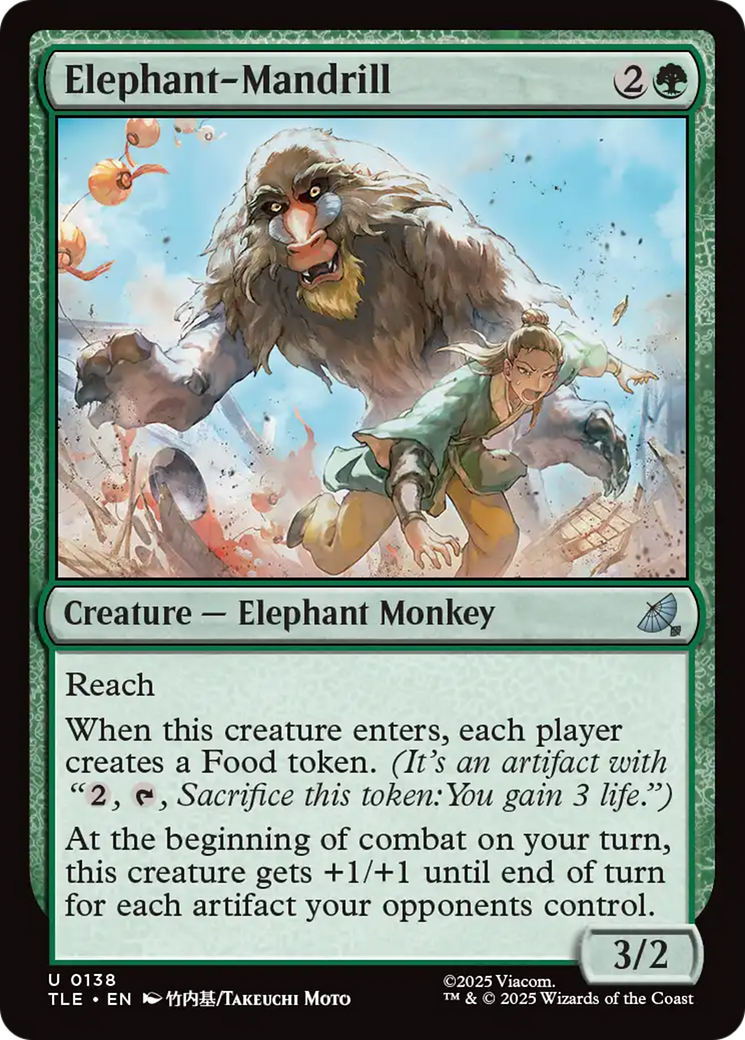 Elephant-Mandrill [Avatar: The Last Airbender: Eternal-Legal] | Total Play