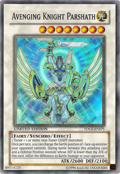 Avenging Knight Parshath [TDGS-ENSP1] Super Rare | Total Play
