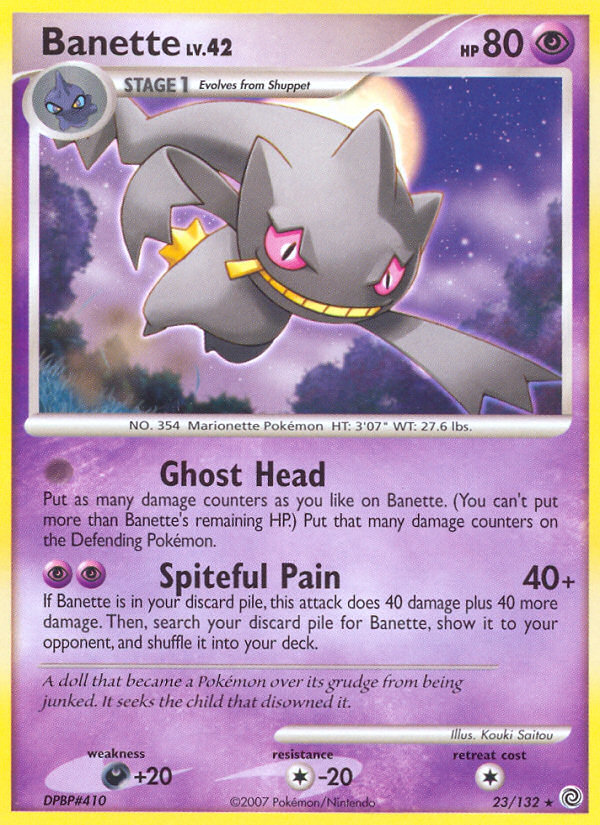 Banette (23/132) [Diamond & Pearl: Secret Wonders] | Total Play