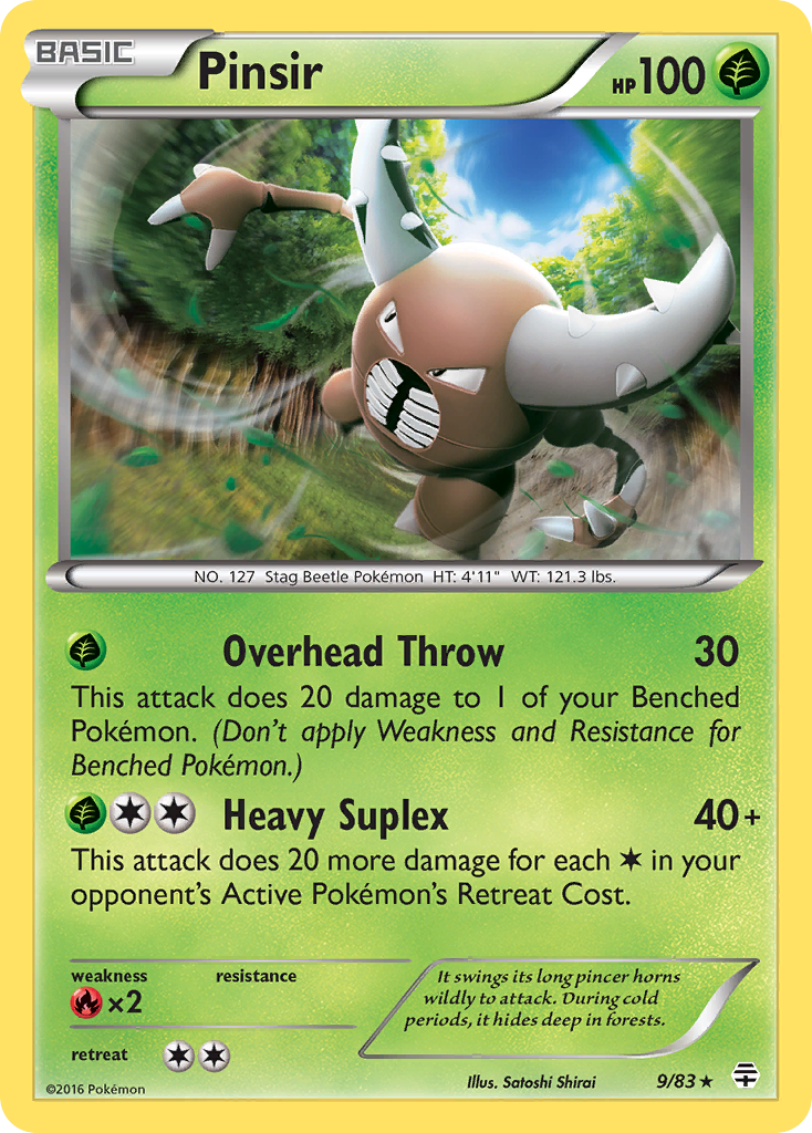 Pinsir (9/83) [XY: Generations] | Total Play