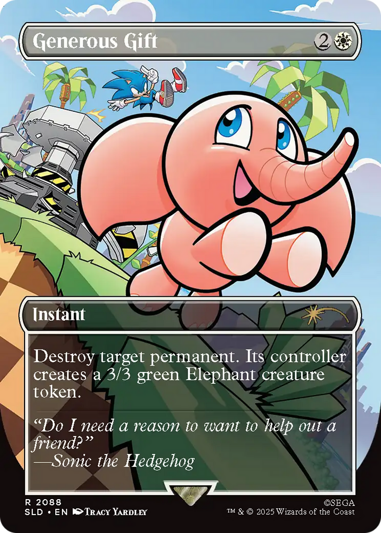 Generous Gift (2088) (Rainbow Foil) [Secret Lair Drop Series] | Total Play