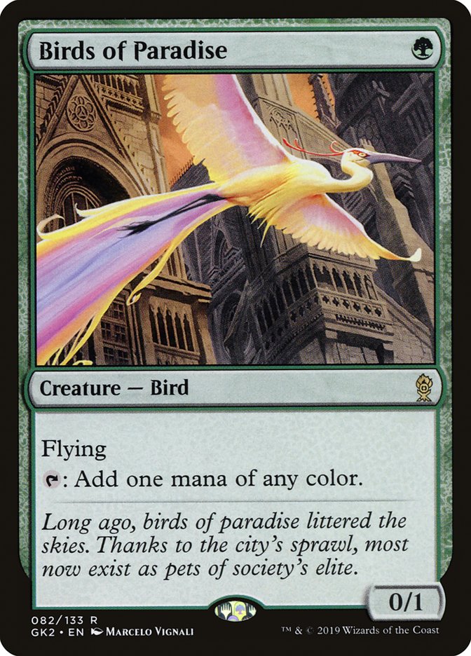 Birds of Paradise [Ravnica Allegiance Guild Kit] | Total Play