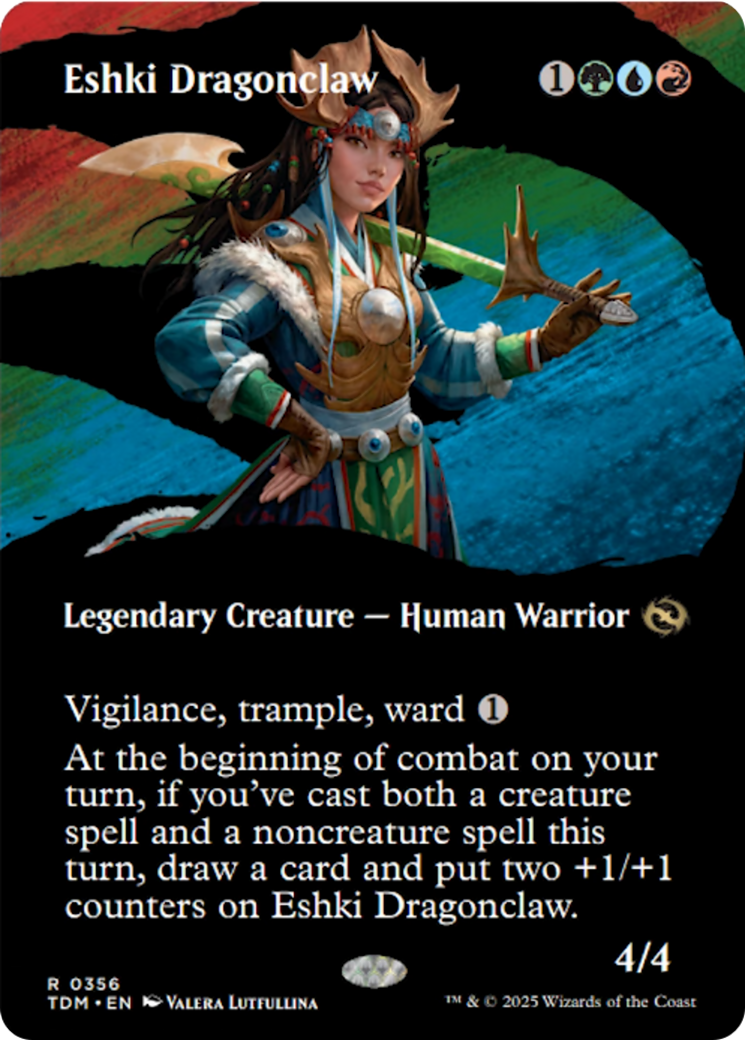 Eshki Dragonclaw (Borderless) [Tarkir: Dragonstorm] | Total Play