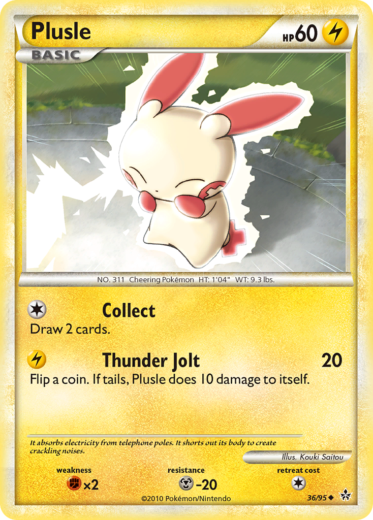 Plusle (36/95) [HeartGold & SoulSilver: Unleashed] | Total Play