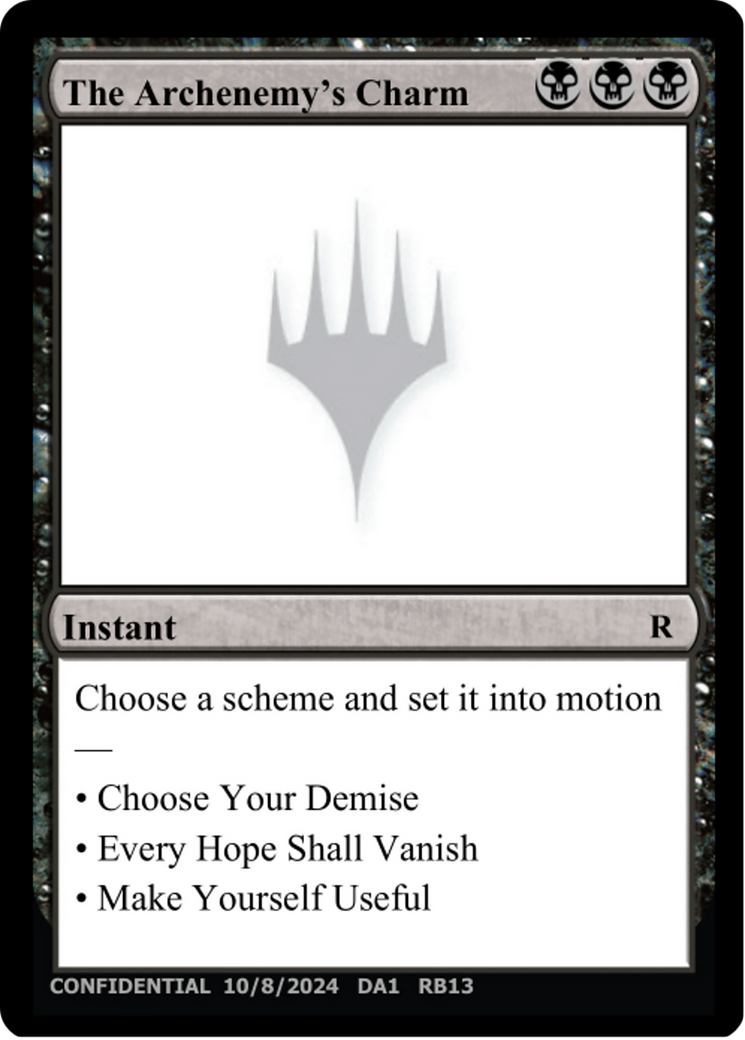 The Archenemy's Charm [Unknown Event] | Total Play