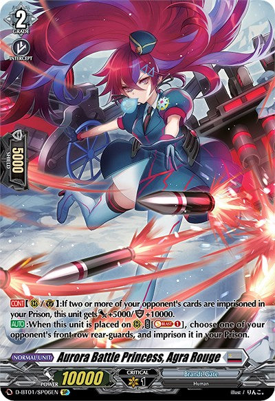 Aurora Battle Princess, Agra Rouge (D-BT01/SP06EN) [Genesis of the Five Greats] | Total Play