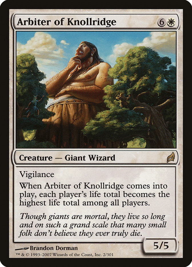 Arbiter of Knollridge [Lorwyn] | Total Play