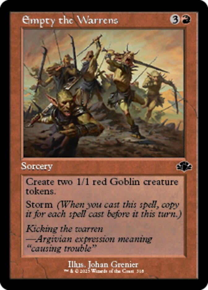 Empty the Warrens (Retro) [Dominaria Remastered] | Total Play