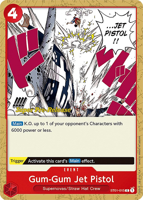Gum-Gum Jet Pistol [Super Pre-Release Starter Deck: Straw Hat Crew] | Total Play
