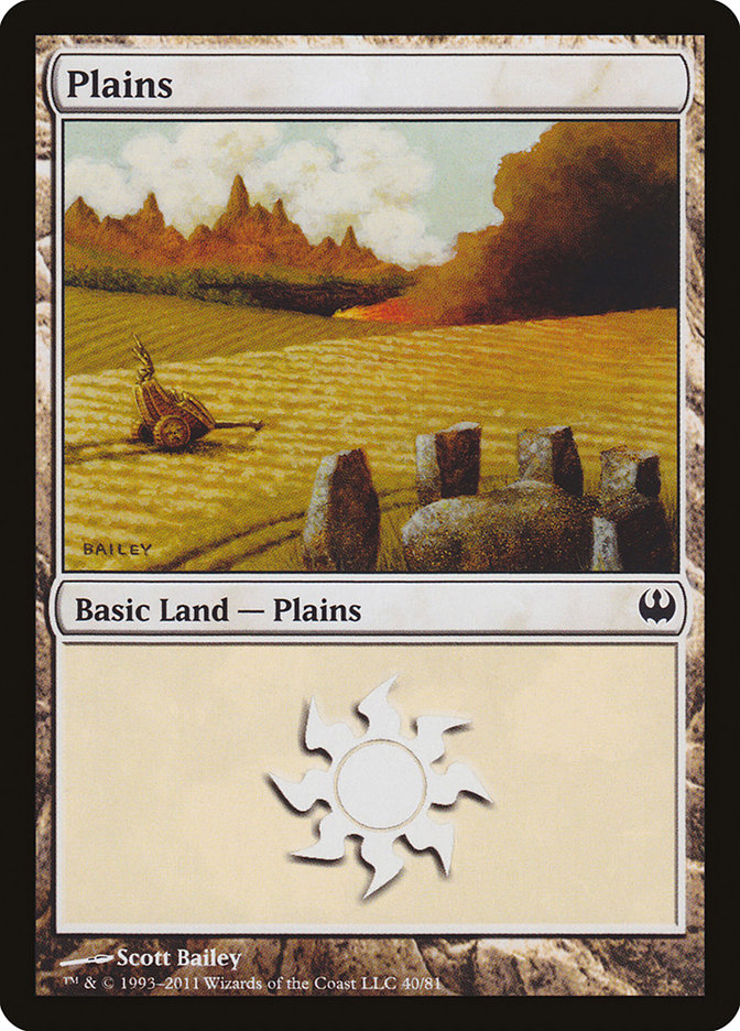 Plains (40) [Duel Decks: Knights vs. Dragons] | Total Play