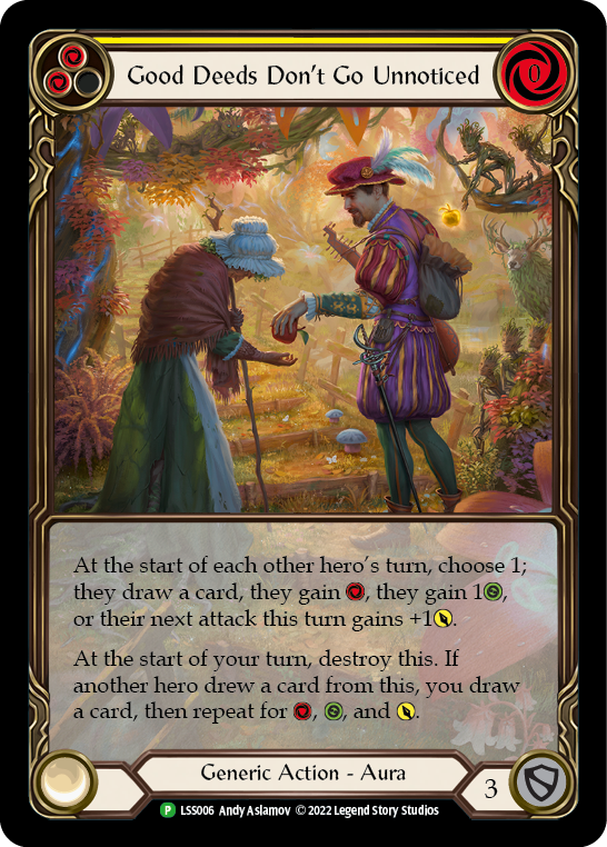 Good Deeds Don't Go Unnoticed [LSS006] (Promo)  Rainbow Foil | Total Play