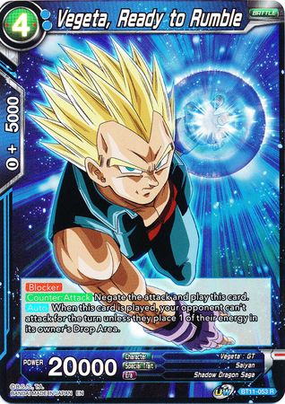 Vegeta, Ready to Rumble (BT11-053) [Vermilion Bloodline] | Total Play