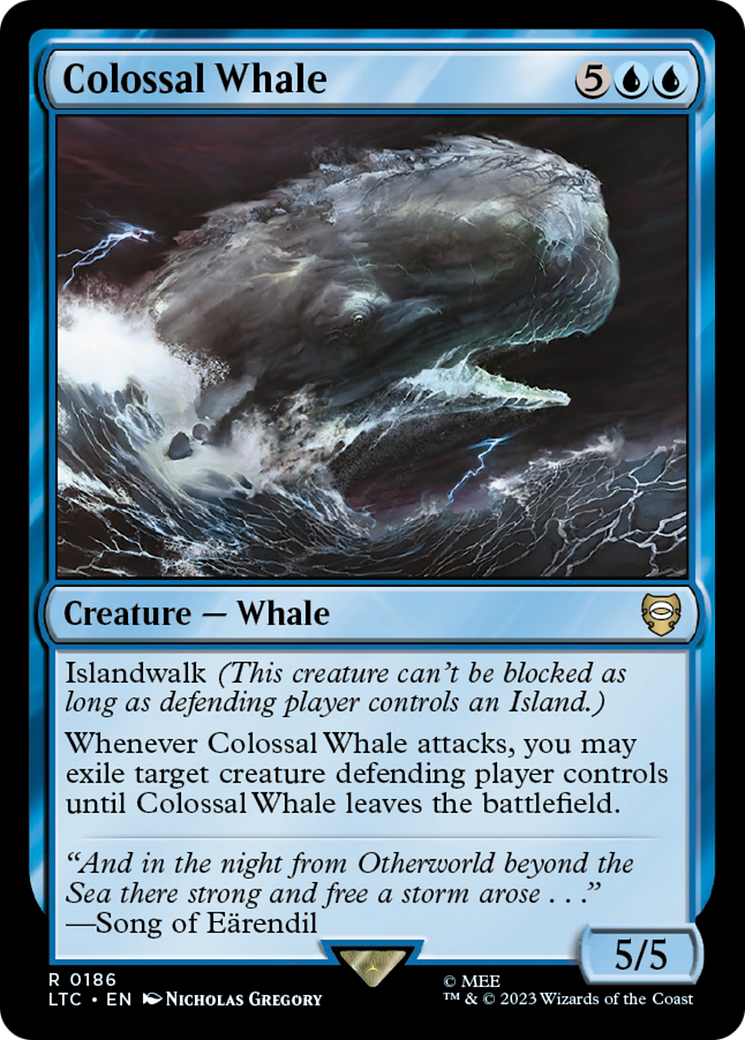 Colossal Whale [The Lord of the Rings: Tales of Middle-Earth Commander] | Total Play