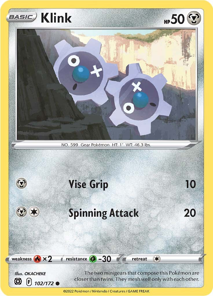 Klink (102/172) [Sword & Shield: Brilliant Stars] | Total Play