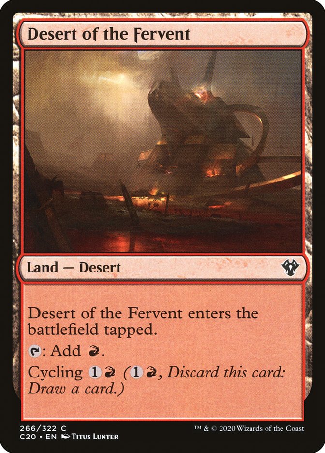 Desert of the Fervent [Commander 2020] | Total Play