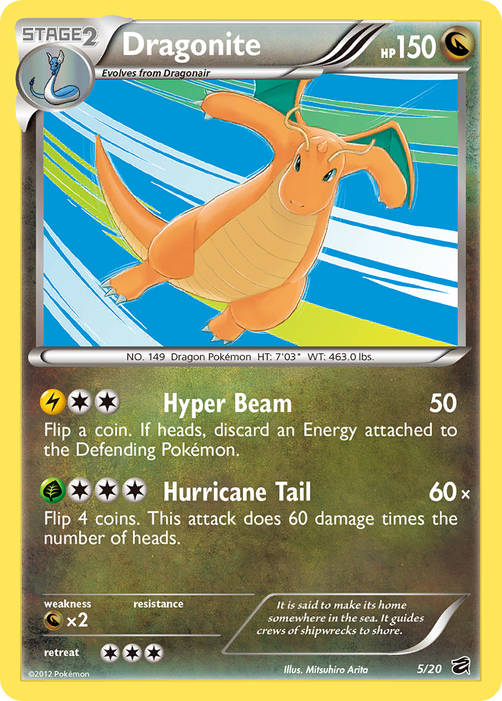 Dragonite (5/20) [Black & White: Dragon Vault] | Total Play