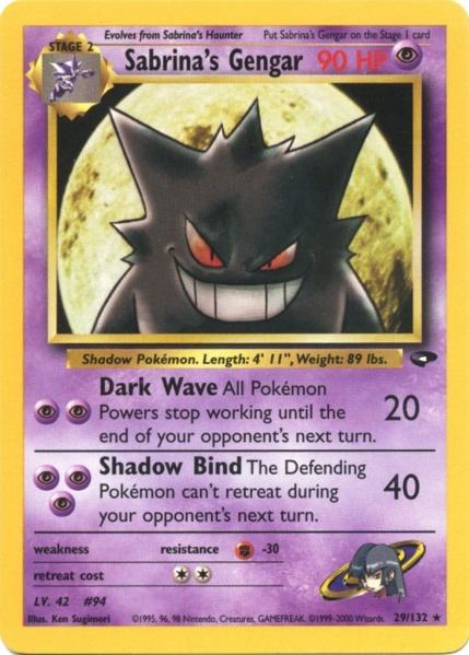 Sabrina's Gengar (29/132) [Gym Challenge Unlimited] | Total Play