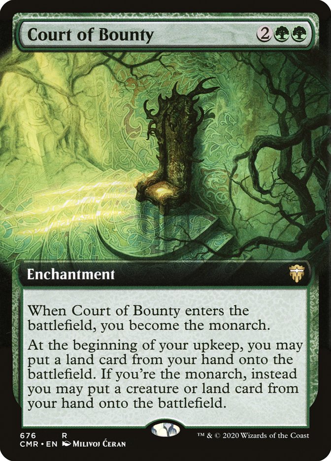 Court of Bounty (Extended Art) [Commander Legends] | Total Play