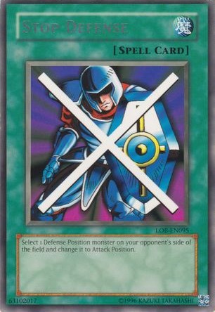 Stop Defense [LOB-EN095] Rare | Total Play