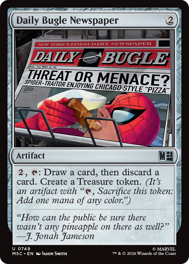 Daily Bugle Newspaper [Marvel Super Heroes Commander] | Total Play