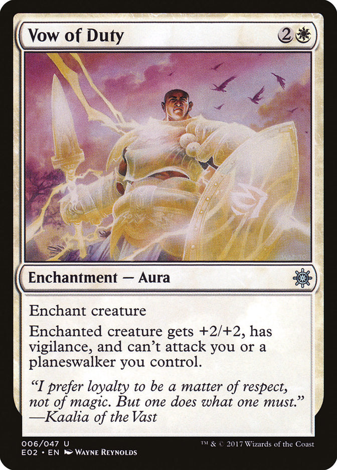 Vow of Duty [Explorers of Ixalan] | Total Play